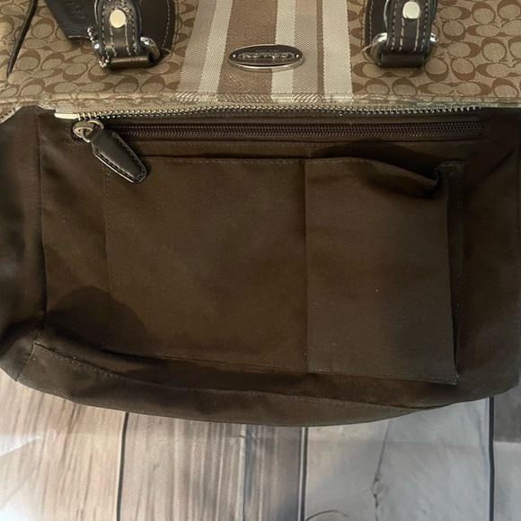 Coach 19920 Legacy Signature Striped Rory Satchel *Vintage EUC* - Picture 10 of 14